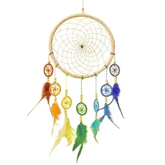 Indonesia Rainbow Chakra Dreamcatcher