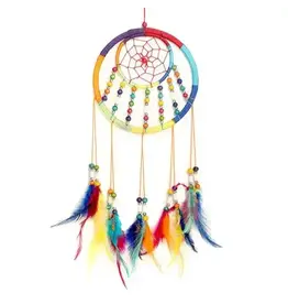 Indonesia Rainbow Beaded Dreamcatcher, Indonesia