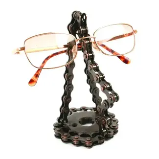 India Recycled Bike Chain Nose Glasses Stand