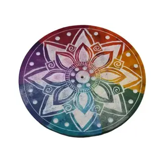 India Incense Holder - Soapstone Lotus
