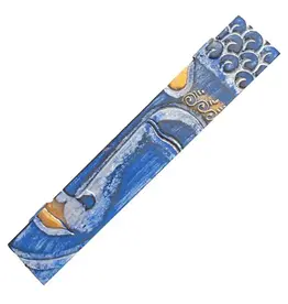 Indonesia Albesia Wood Buddha Incense Box, Indonesia