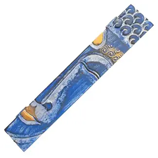 Indonesia Albesia Wood Buddha Incense Box