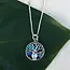 Indonesia Abalone Tree of Life Necklace - Sterling Silver