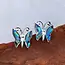 Indonesia Abalone Butterfly Studs - Sterling Silver