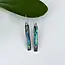 Indonesia Abalone Bar Earrings - Sterling Silver