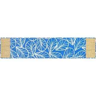 Ghana Water Hyacinth & Canopy Blue Table Runner (16x65)
