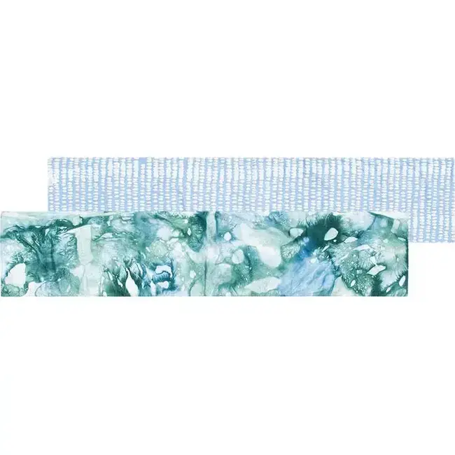 Reversible Table Runner - Olive Watercolour (16x65)