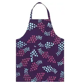 Ghana Reversible Apron - Purple Grapes