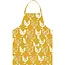Ghana Reversible Apron - Gold Chickens