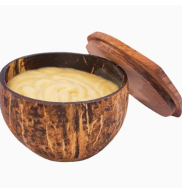 Ghana Shea Butter in Coconut Shell