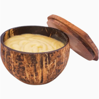 Ghana Shea Butter in Coconut Shell
