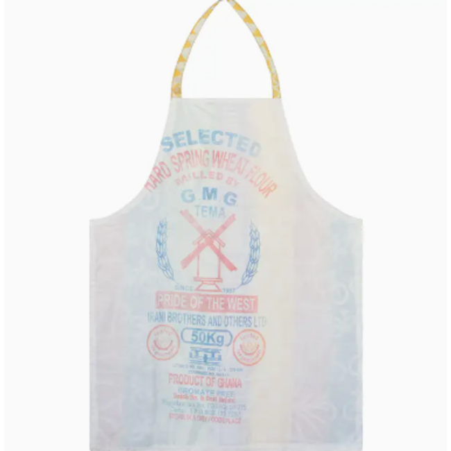 Reversible Apron - Blue Elephants