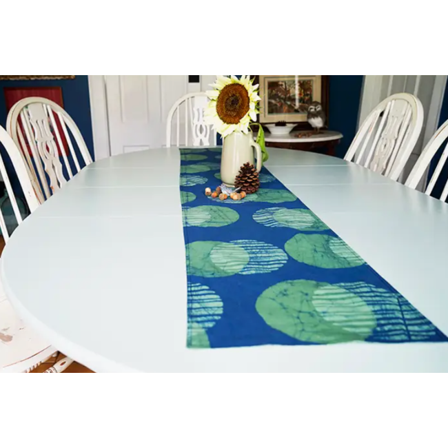 Reversible Table Runner - Eclipse Green (19x91)