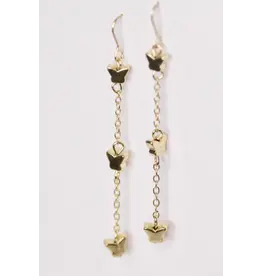 India Fluttering Grace Butterfly Earrings
