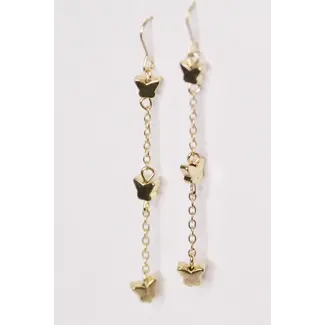 India Fluttering Grace Butterfly Earrings