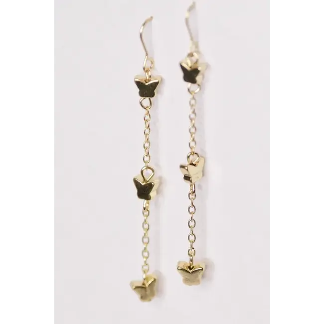 Fluttering Grace Butterfly Earrings