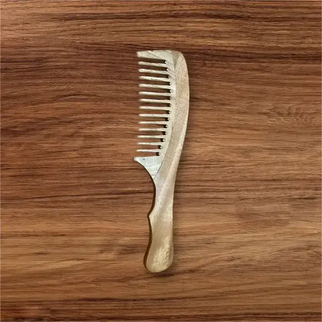 Neem Wood Comb w/ Handle