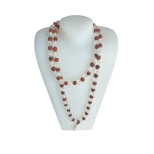 Rudraksha Prayer Bead Necklace