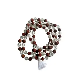 India Rudraksha Prayer Bead Necklace