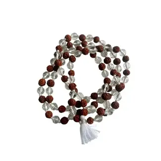 India Rudraksha Prayer Bead Necklace