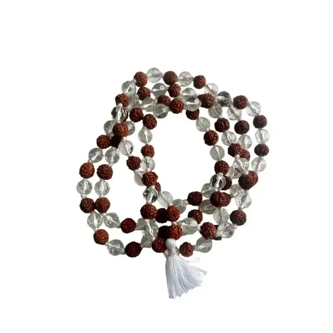 Rudraksha Prayer Bead Necklace