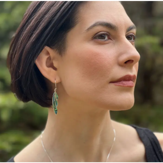 Earrings  - Falling Leaves, Sterling Silver