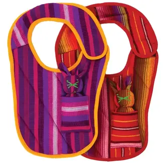 Guatemala Bunny Baby Bib