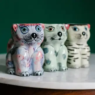 Guatemala Ceramic Cat Coffee Mug