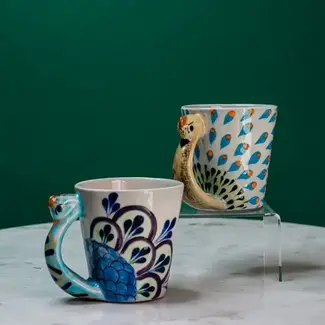 Guatemala Pavo Peacock Coffee Mug