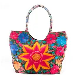 Guatemala Short Sunflower Purse