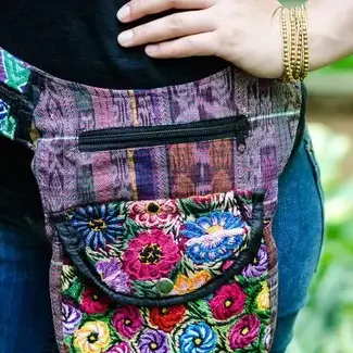Guatemala Upcycled Hipster Cross Body Pack