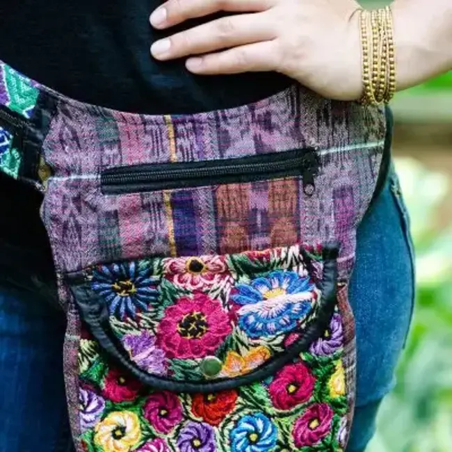 Upcycled Hipster Cross Body Pack