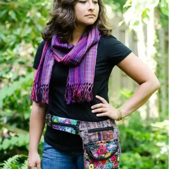 Upcycled Hipster Cross Body Pack