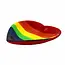 Rainbow Heart Soapstone Bowl
