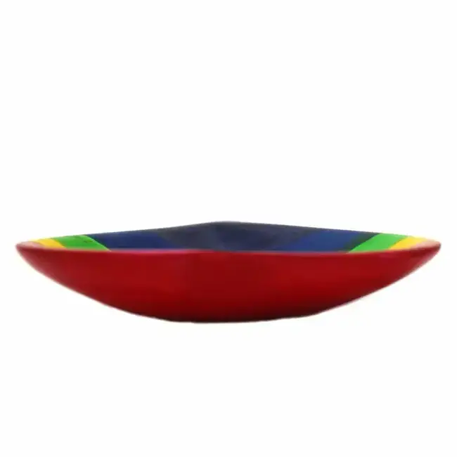 Rainbow Heart Soapstone Bowl