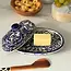 Butter Dish - Encantada Blue Flowers