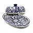Butter Dish - Encantada Blue Flowers