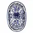 Butter Dish - Encantada Blue Flowers