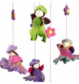 Nepal Flower Fairy Felt Mobile