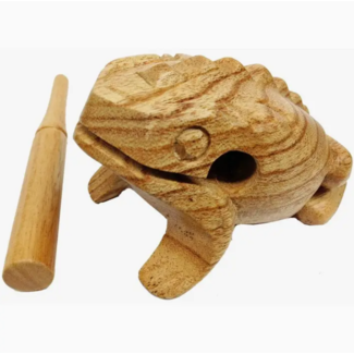 Indonesia Wooden Frog Scraper