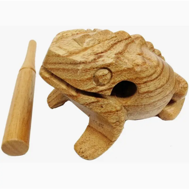 Wooden Frog Scraper