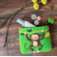 Nepal Monkey Felt Coin Zipper Pouch