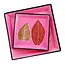Pink Leaves Soapstone Dish