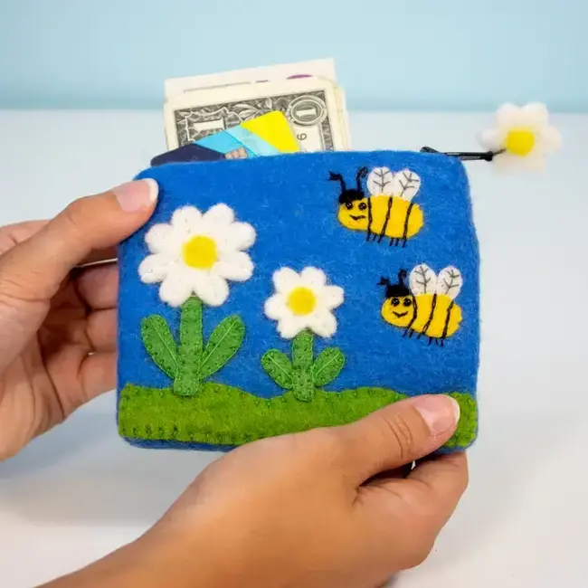 Bumble Bees Coin Purse