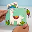 Nepal Felt Coin Purse - Happy Llama