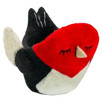 Nepal Woodpecker Felt Pot