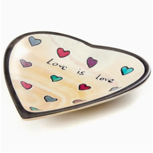 Love is Love Heart Dish