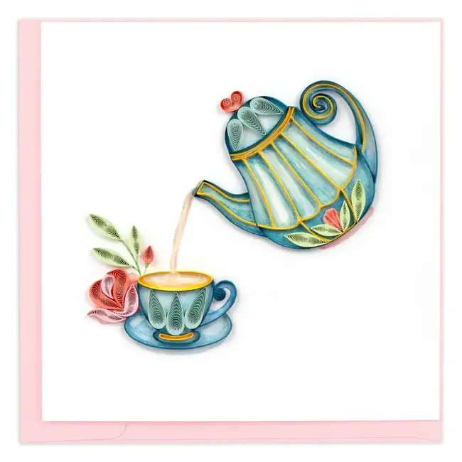 Quilled Card - Afternoon Tea
