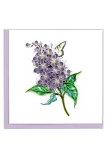 Vietnam Quilled Lilac Flowers Card