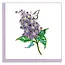 Quilling Card - Lilac Flowers